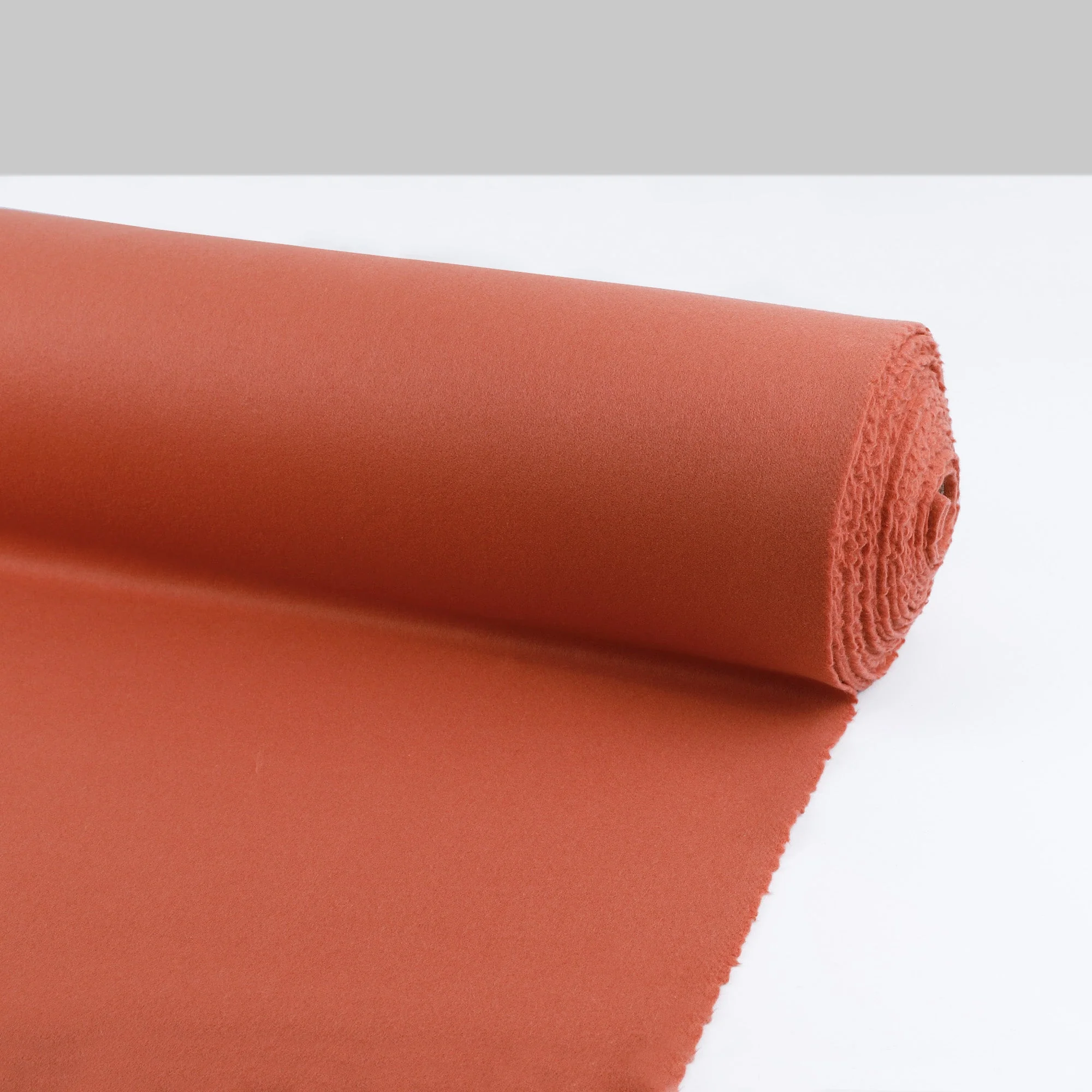 Pure Wool Coating - Red Clay - Image 3