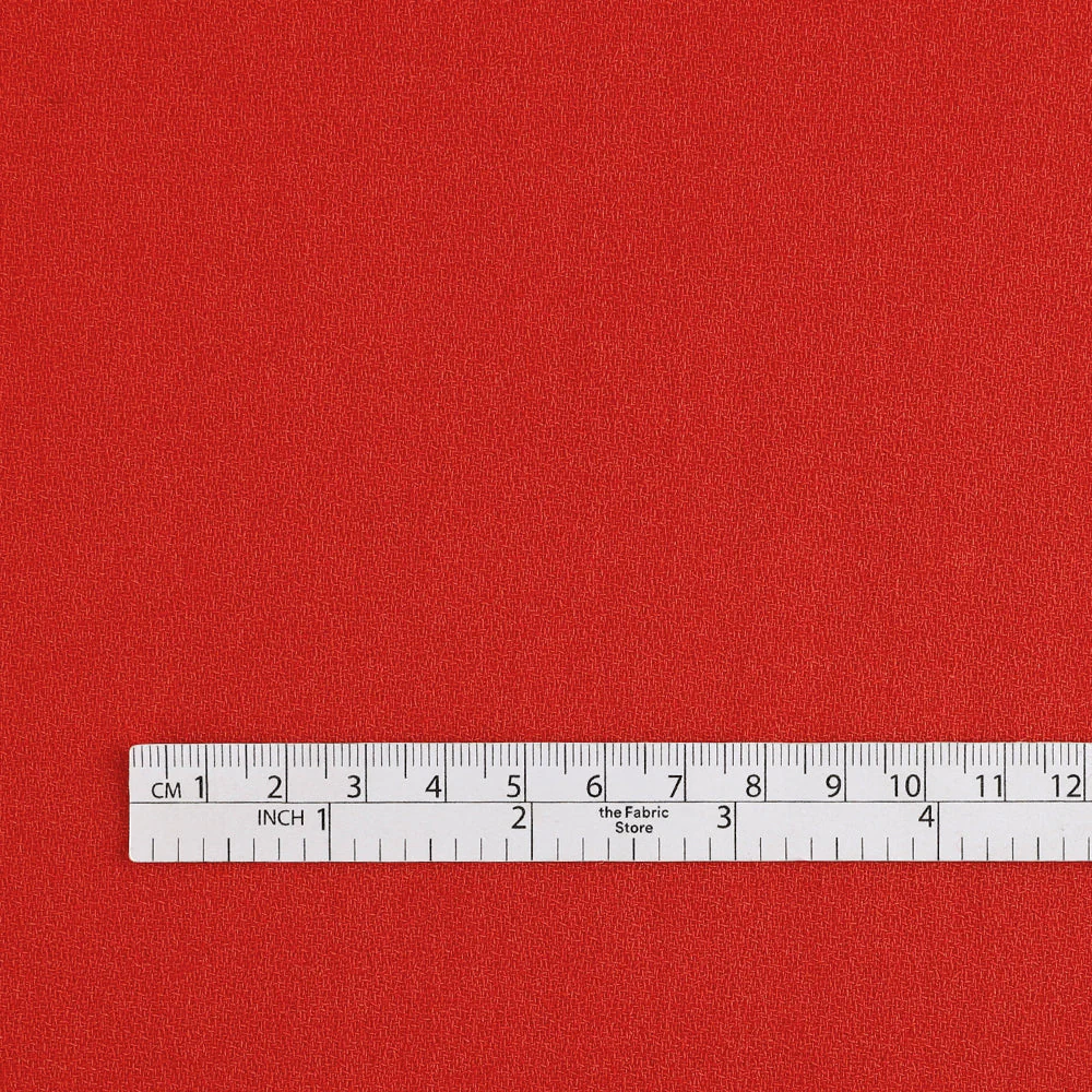 Pure Wool Crepe - Chilli - Image 4