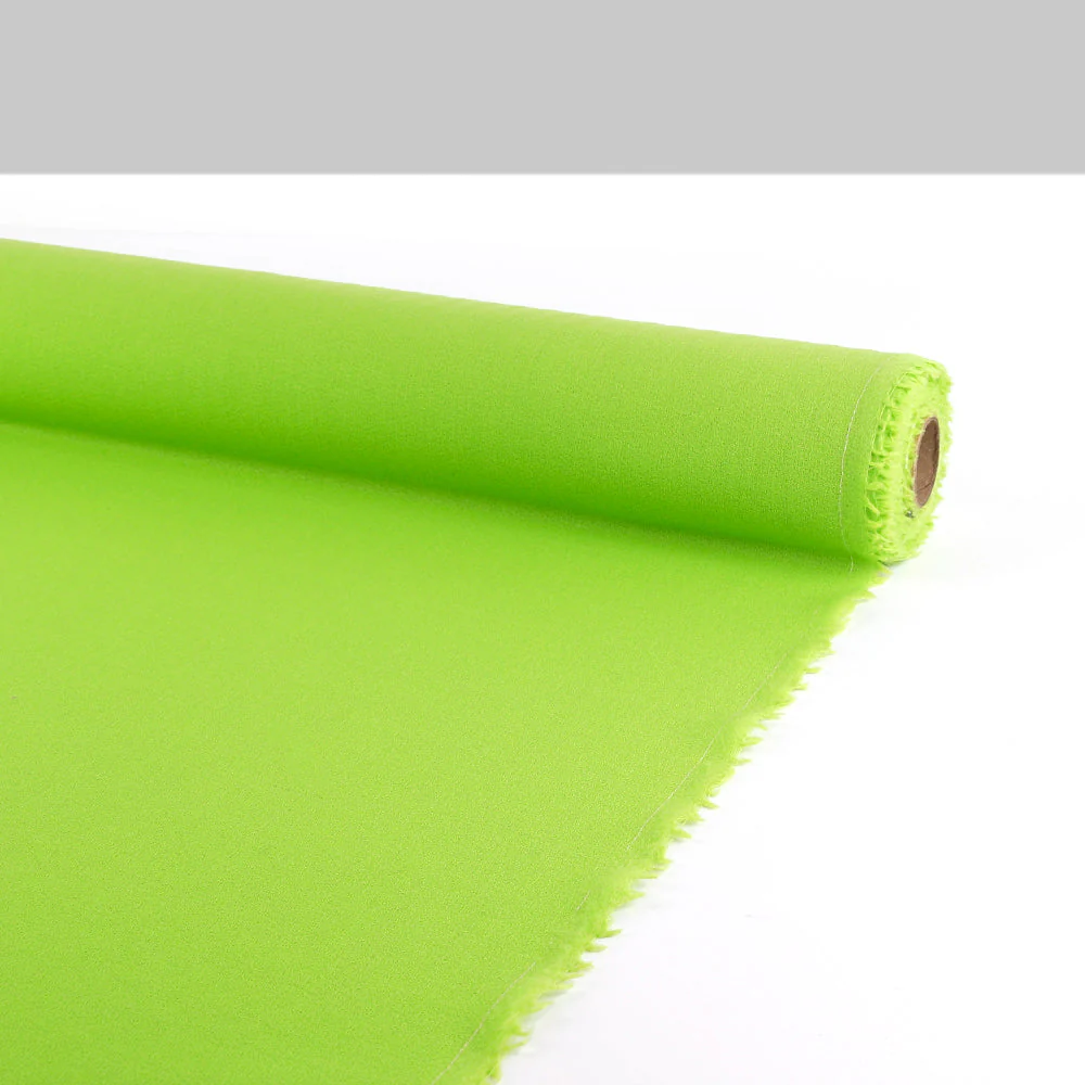 Pure Wool Crepe - Lime - Image 3
