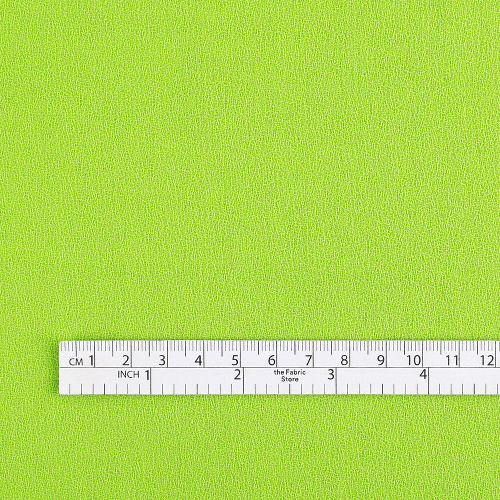 Pure Wool Crepe - Lime - Image 4