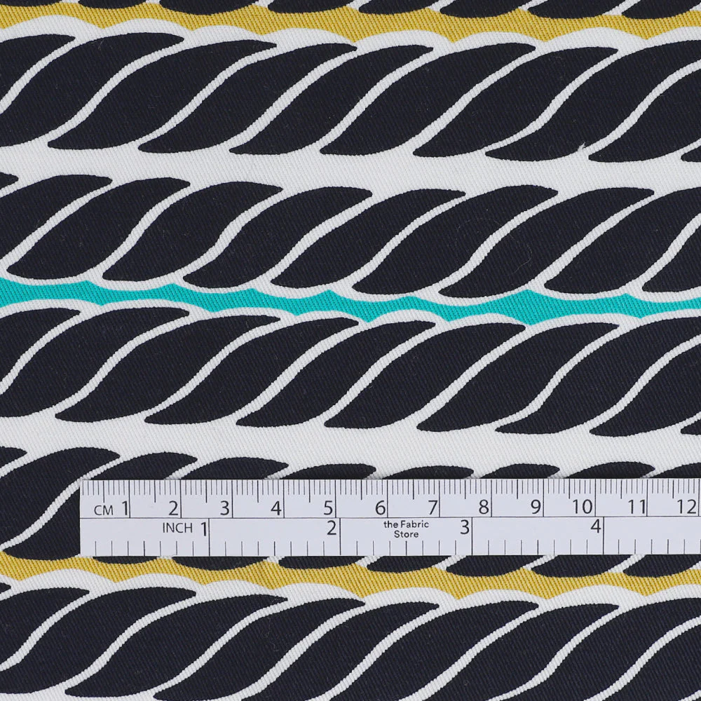 Rope Print Cotton Twill - Image 4