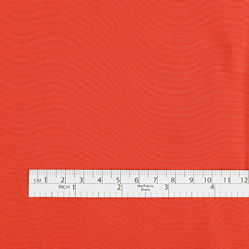 Satin Backed Crepe - Red - Image 3