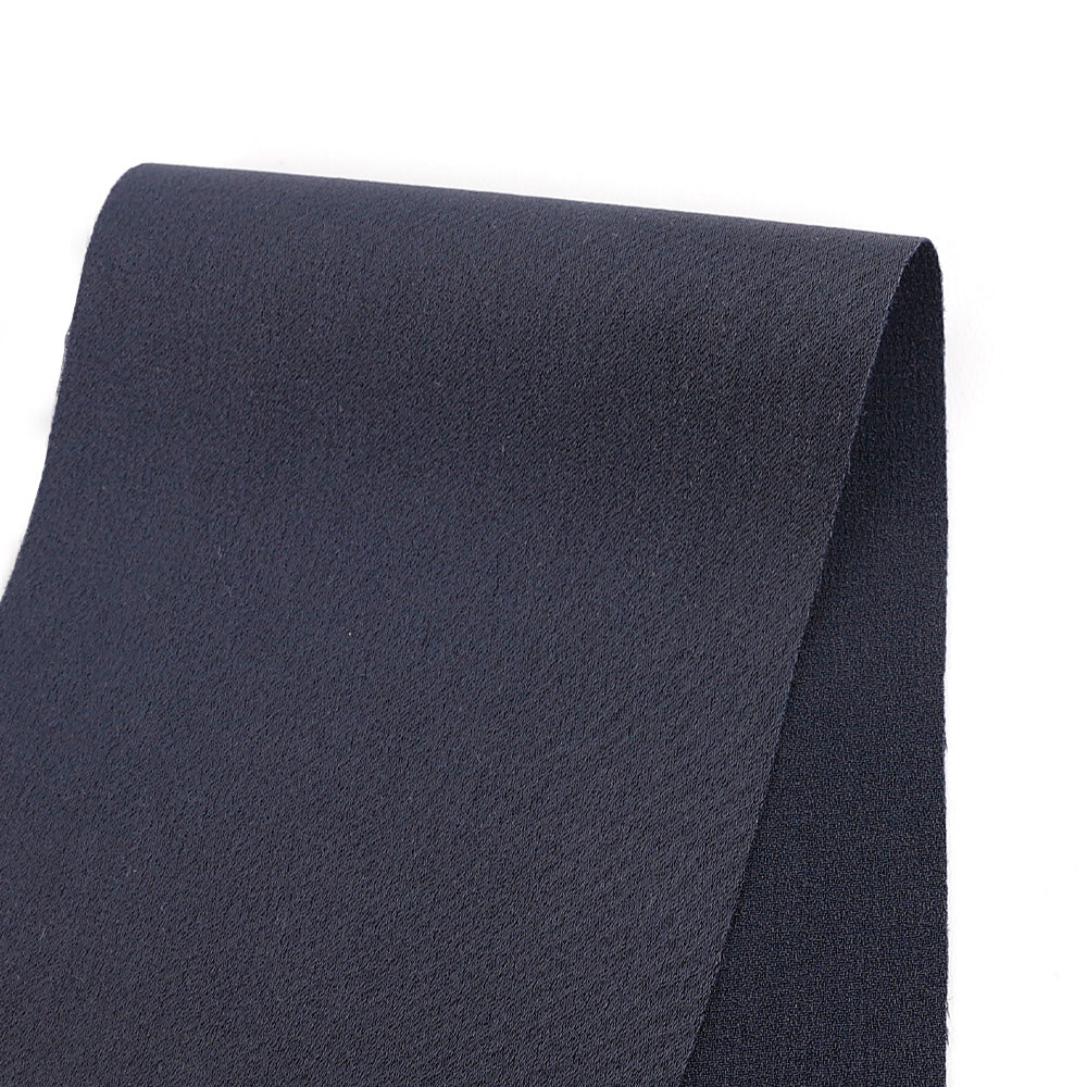 Satin Backed Crepe - Shadow (remnant)