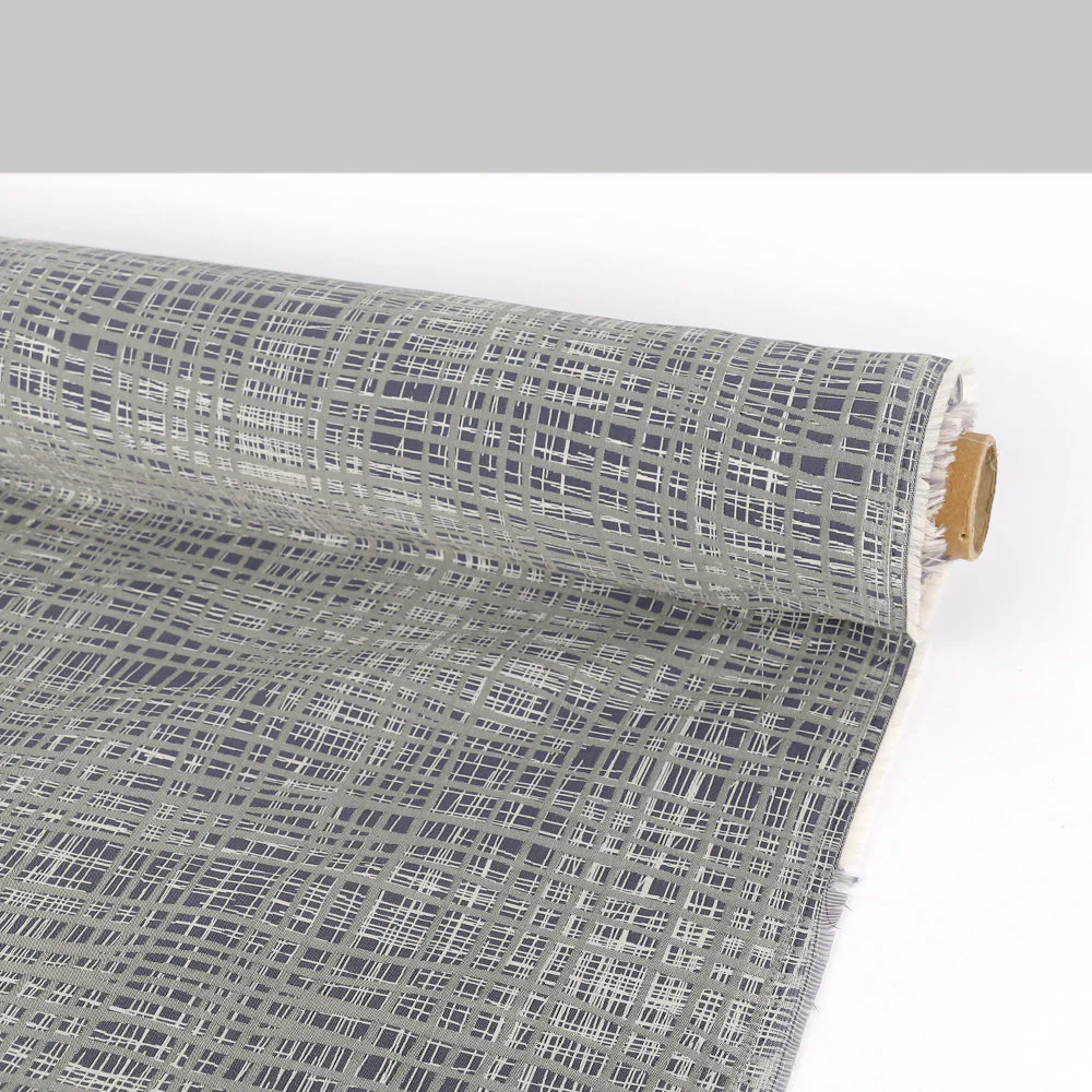 Scribble Grid Reversible Jacquard- Heather - Image 3