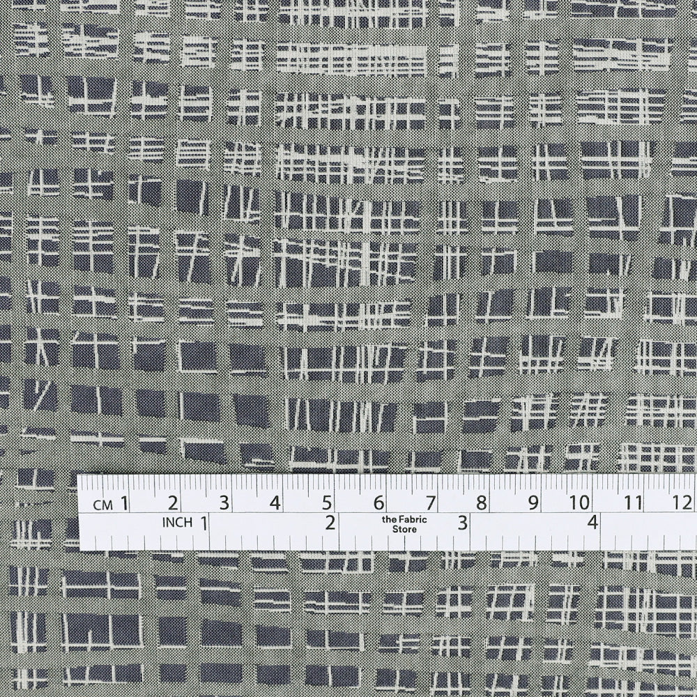 Scribble Grid Reversible Jacquard- Heather - Image 4