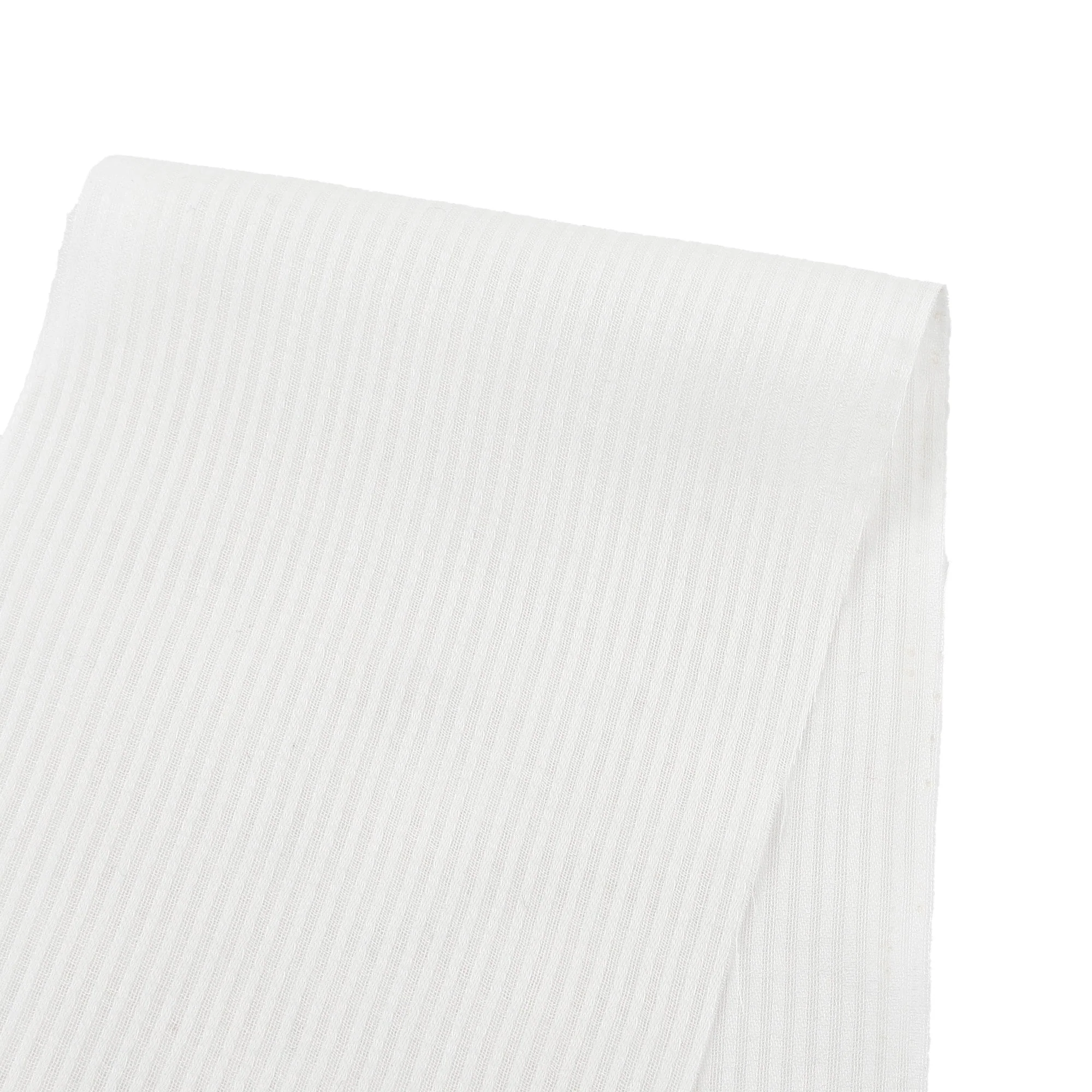 Sheer Stripe Cotton - Ivory