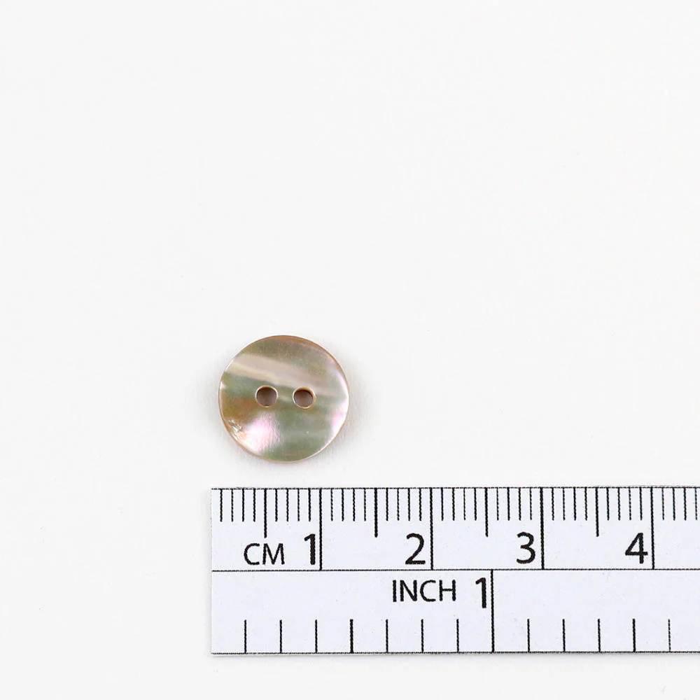 Shell Button L18 - Dusky Pink - Image 3
