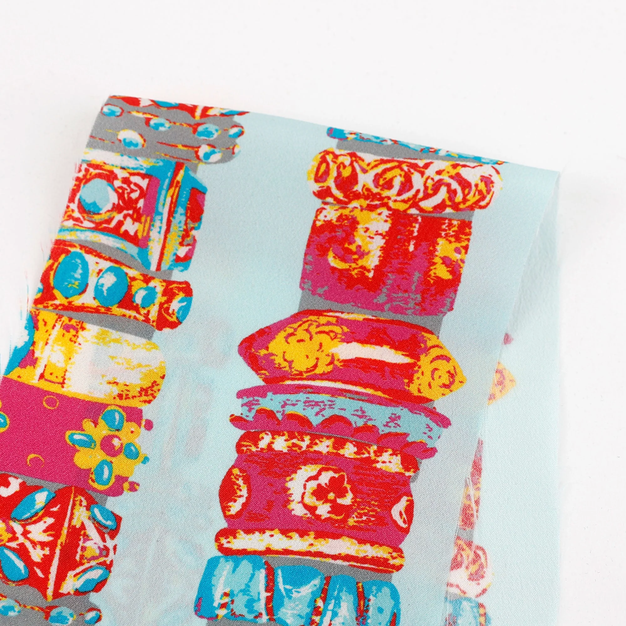 Silk Blend Crepe de Chine - Jewel