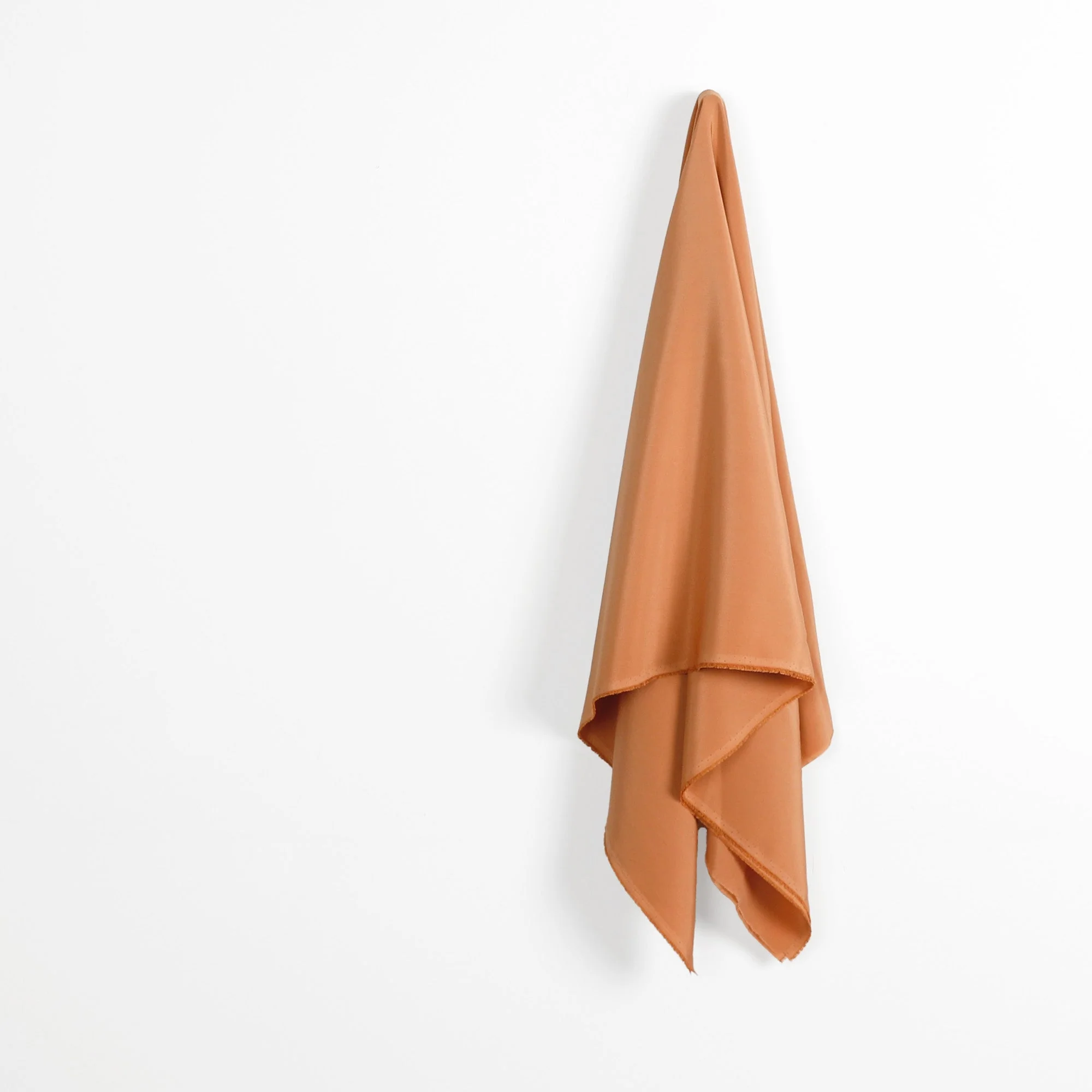 Silk Crepe De Chine - Apricot - Image 2