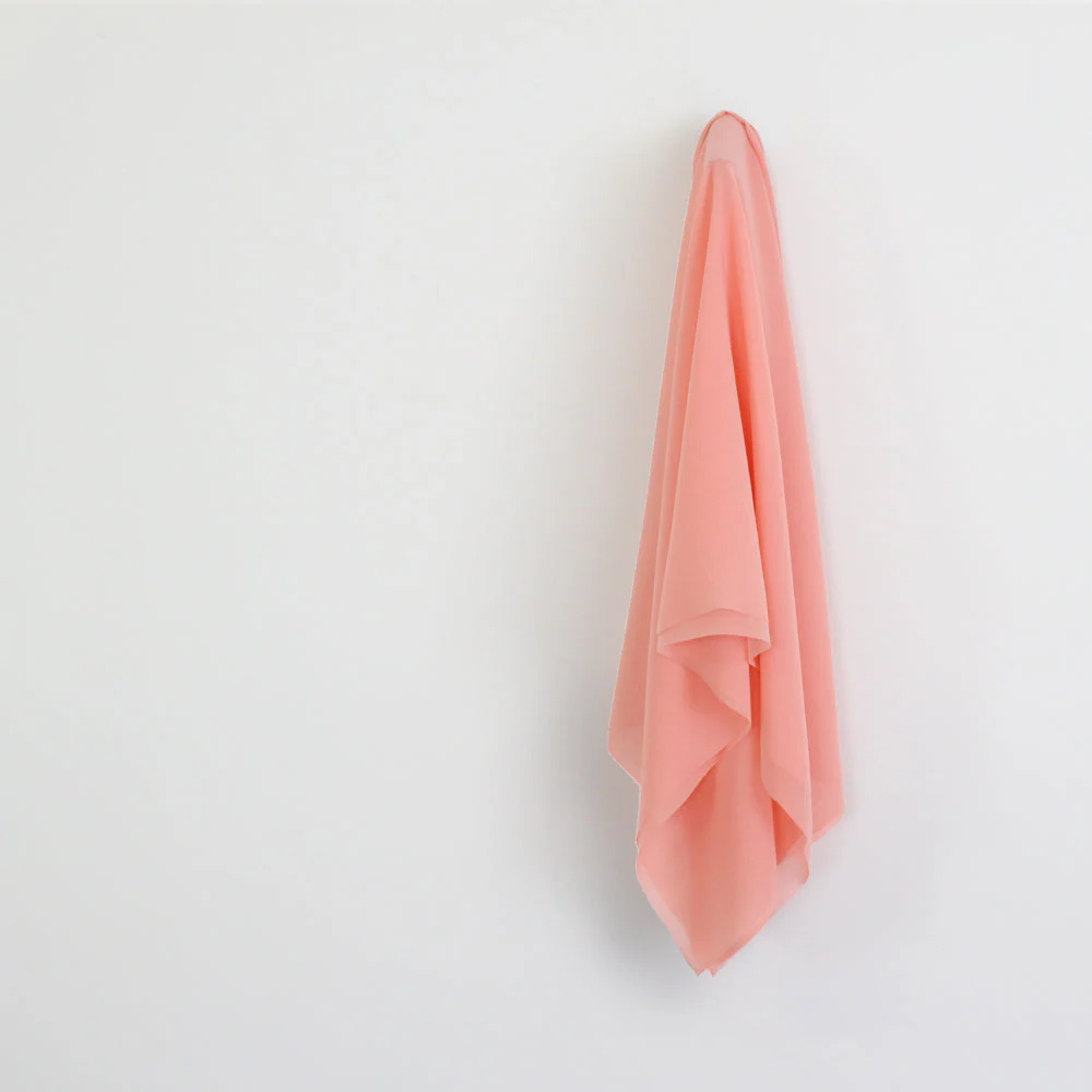 Silk Georgette - Flamingo - Image 2