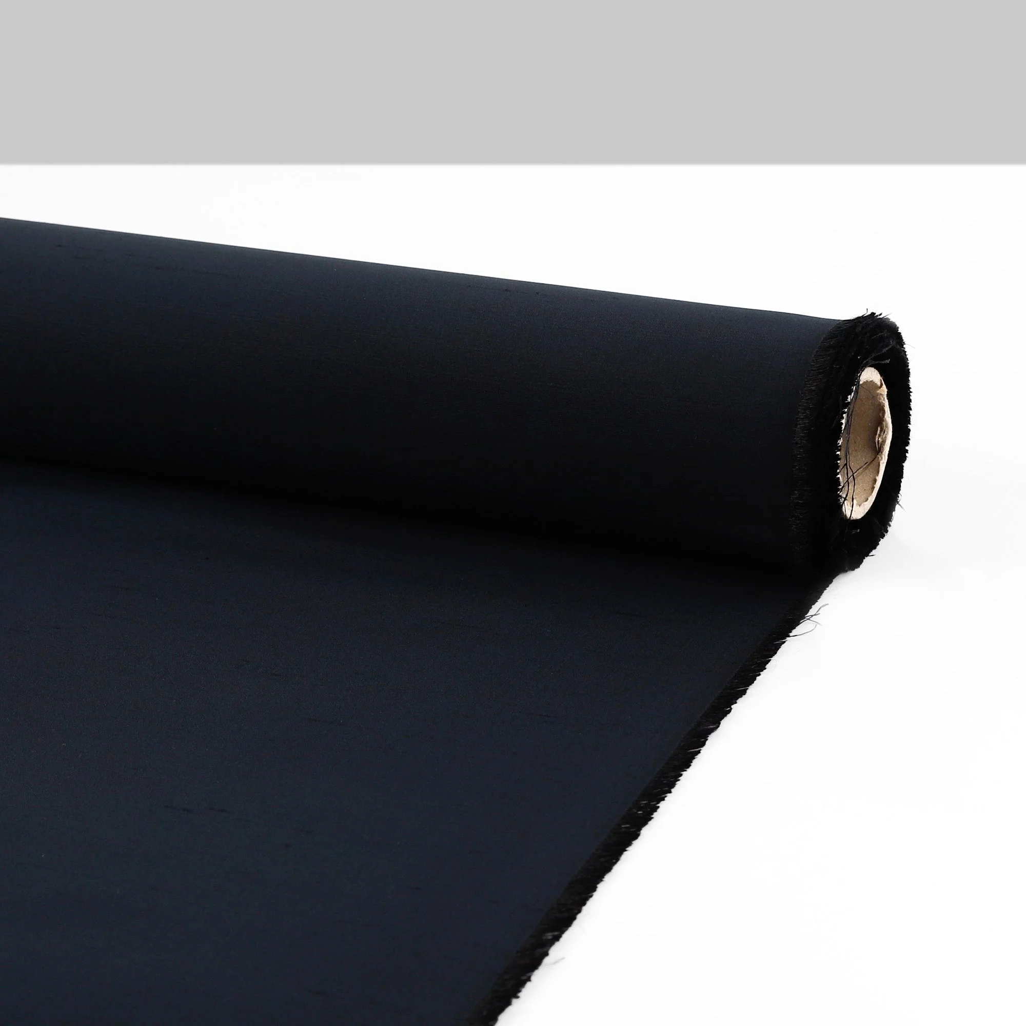 Slubby Stretch Silk/Nylon - Midnight - Image 3