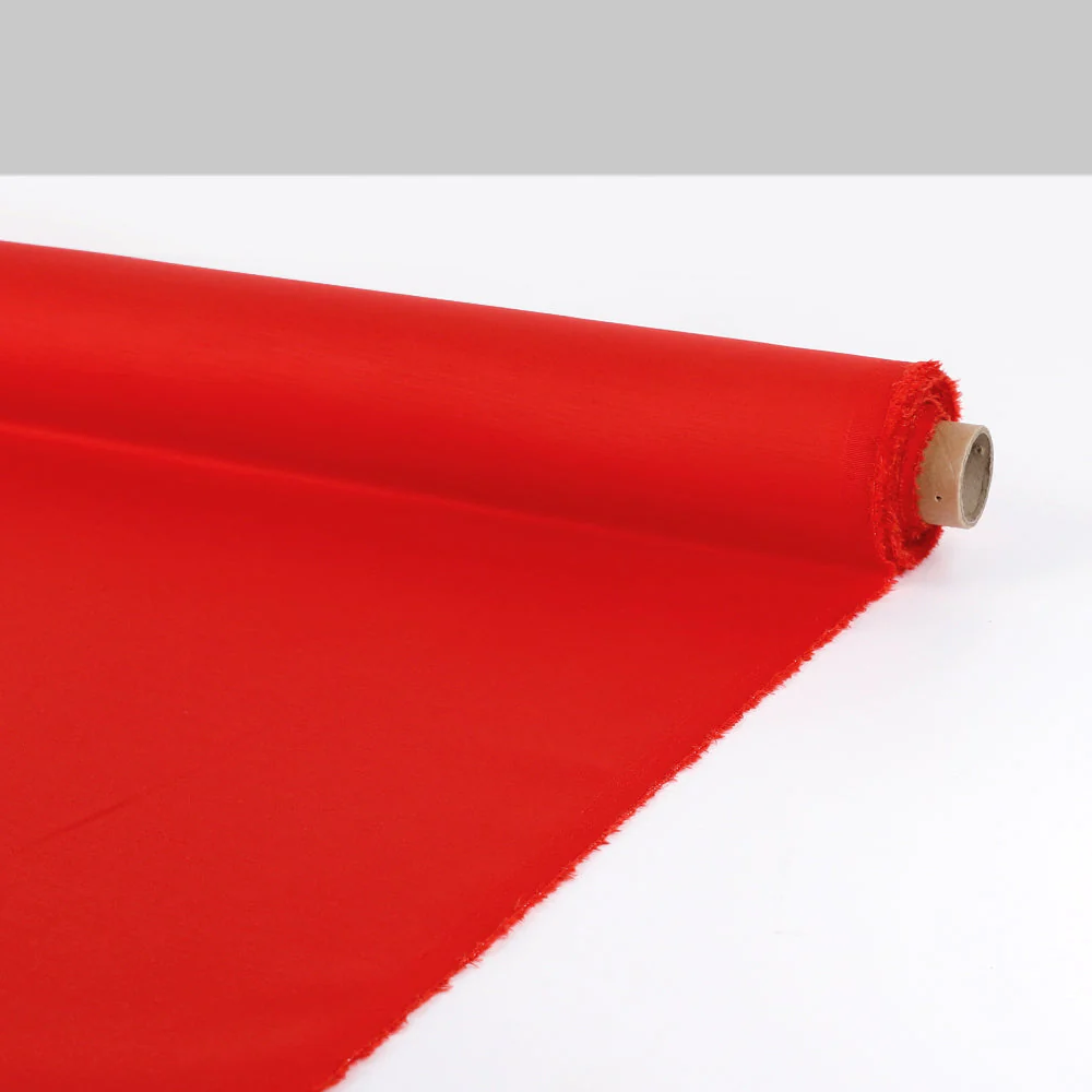 Smooth Stretch Viscose Suiting - Postbox - Image 3