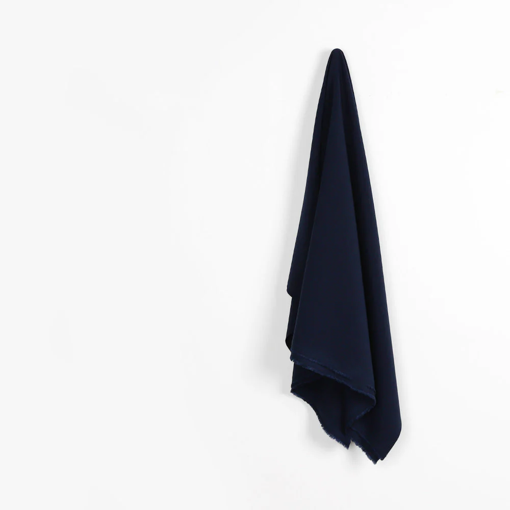 Soft Back Stretch Suiting - Dark Navy - Image 2