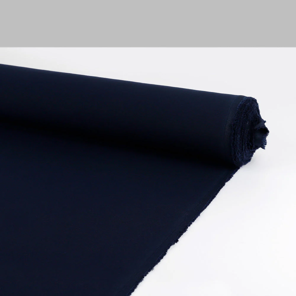 Soft Back Stretch Suiting - Dark Navy - Image 3