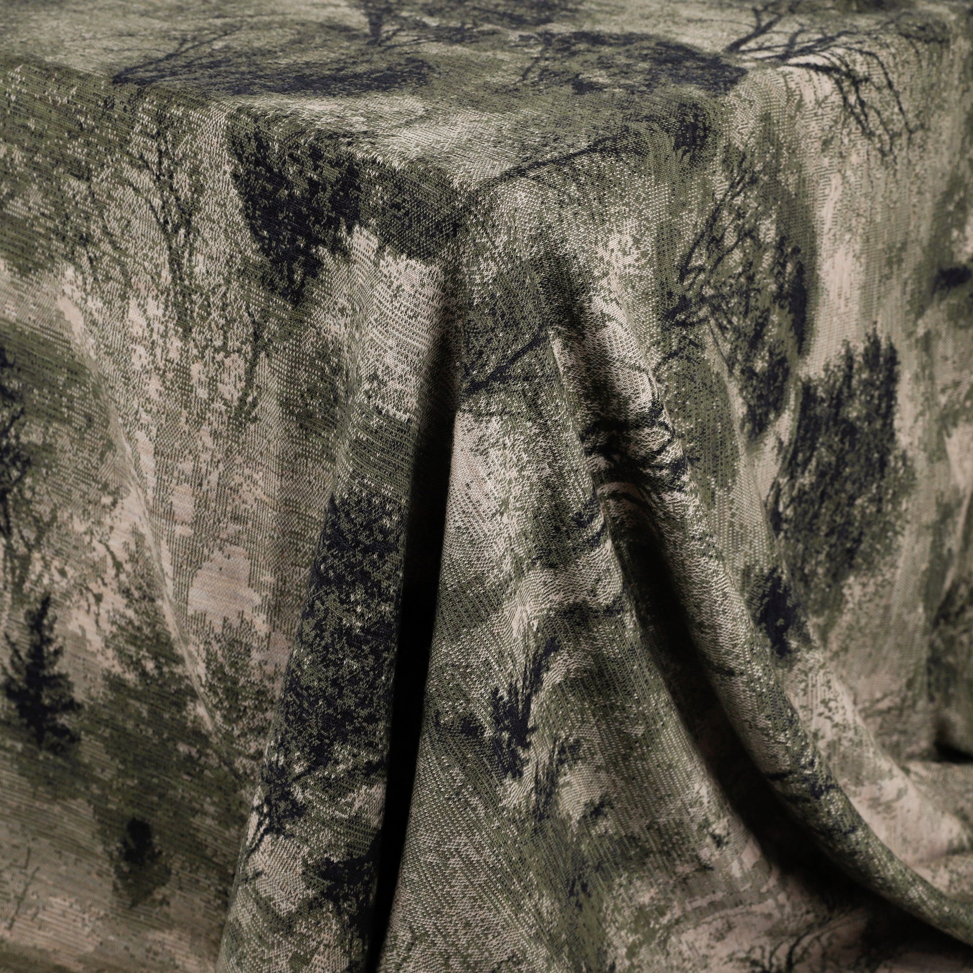 Winter Trees Merino Jacquard - Forest - Image 2