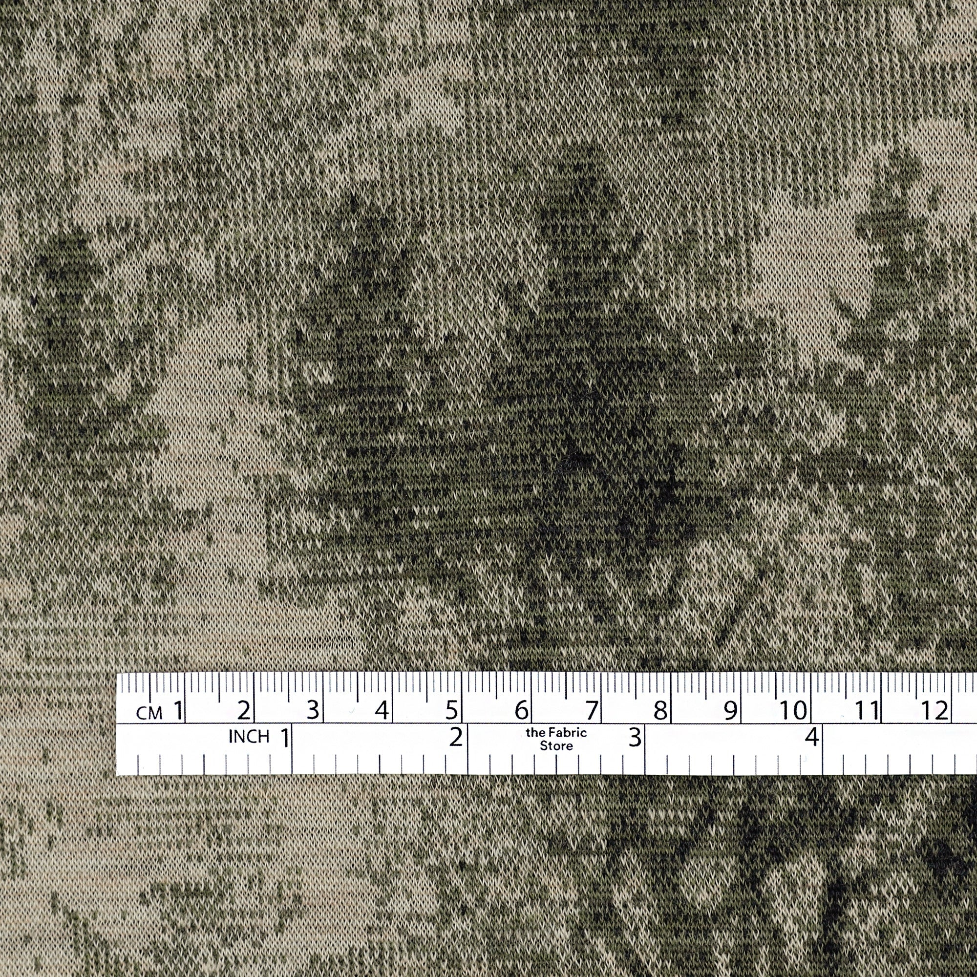 Winter Trees Merino Jacquard - Forest - Image 4
