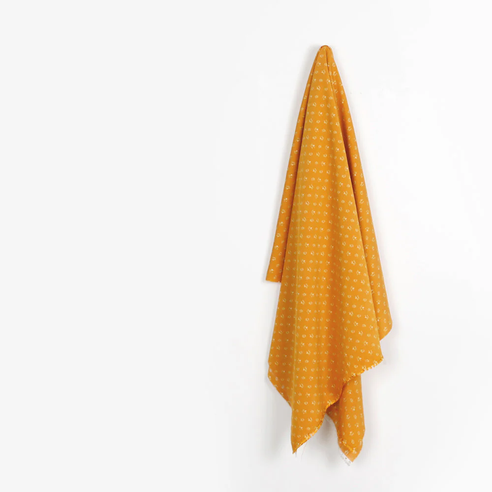 Sprig Viscose Blend Poplin - Clementine - Image 2
