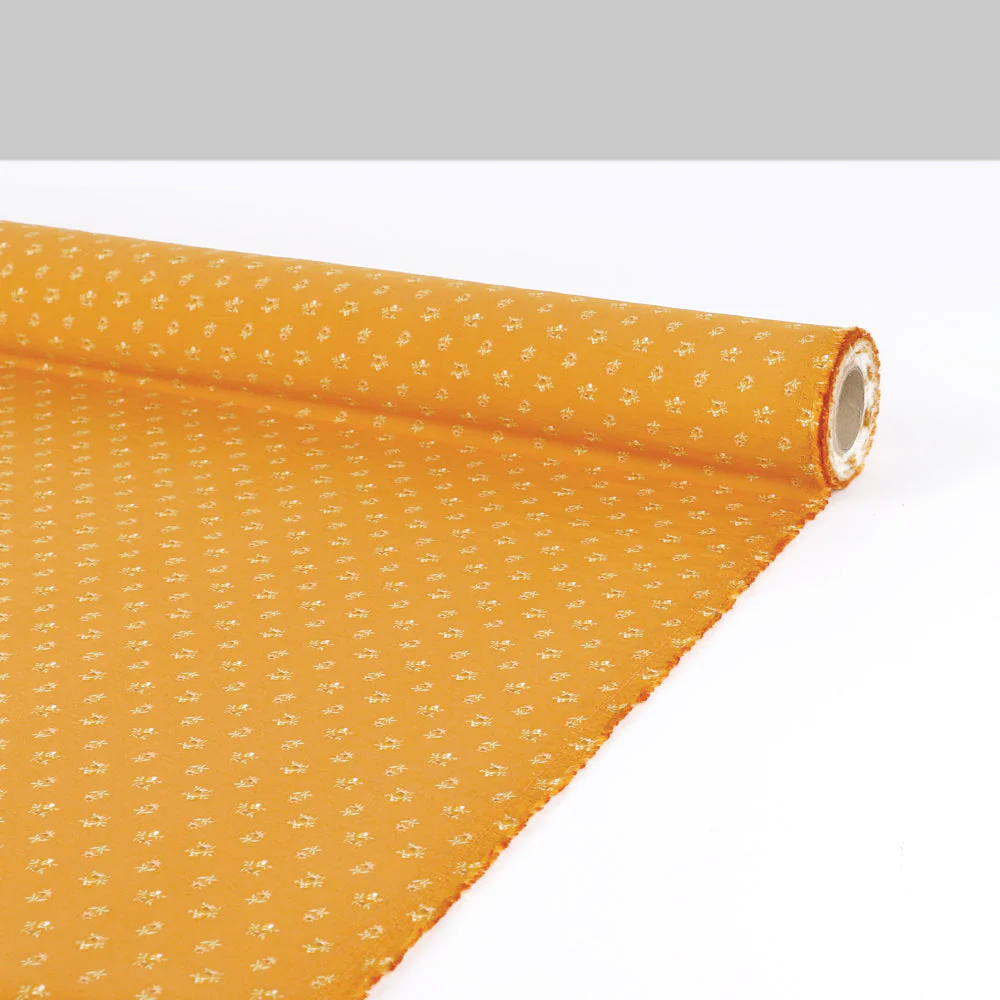 Sprig Viscose Blend Poplin - Clementine - Image 3