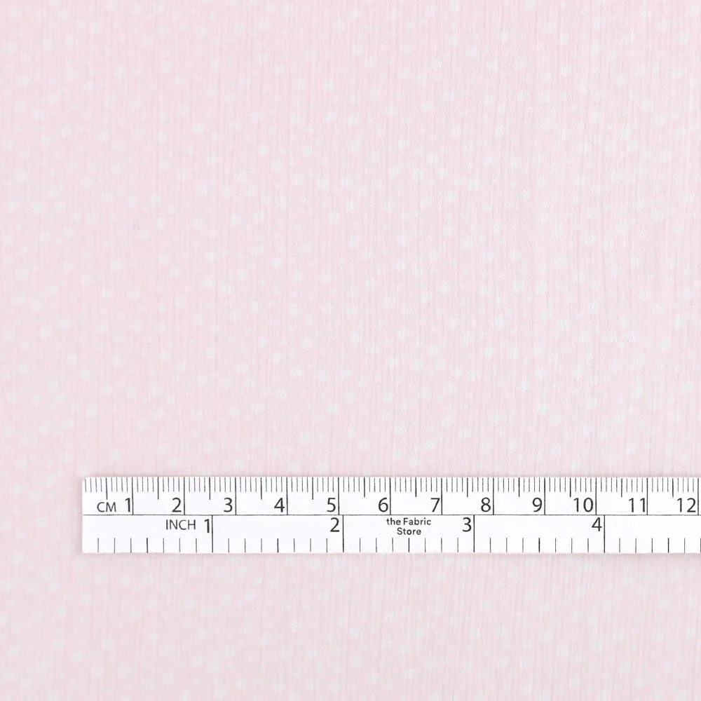Sprinkle Dots Crinkle Georgette - Candy - Image 4