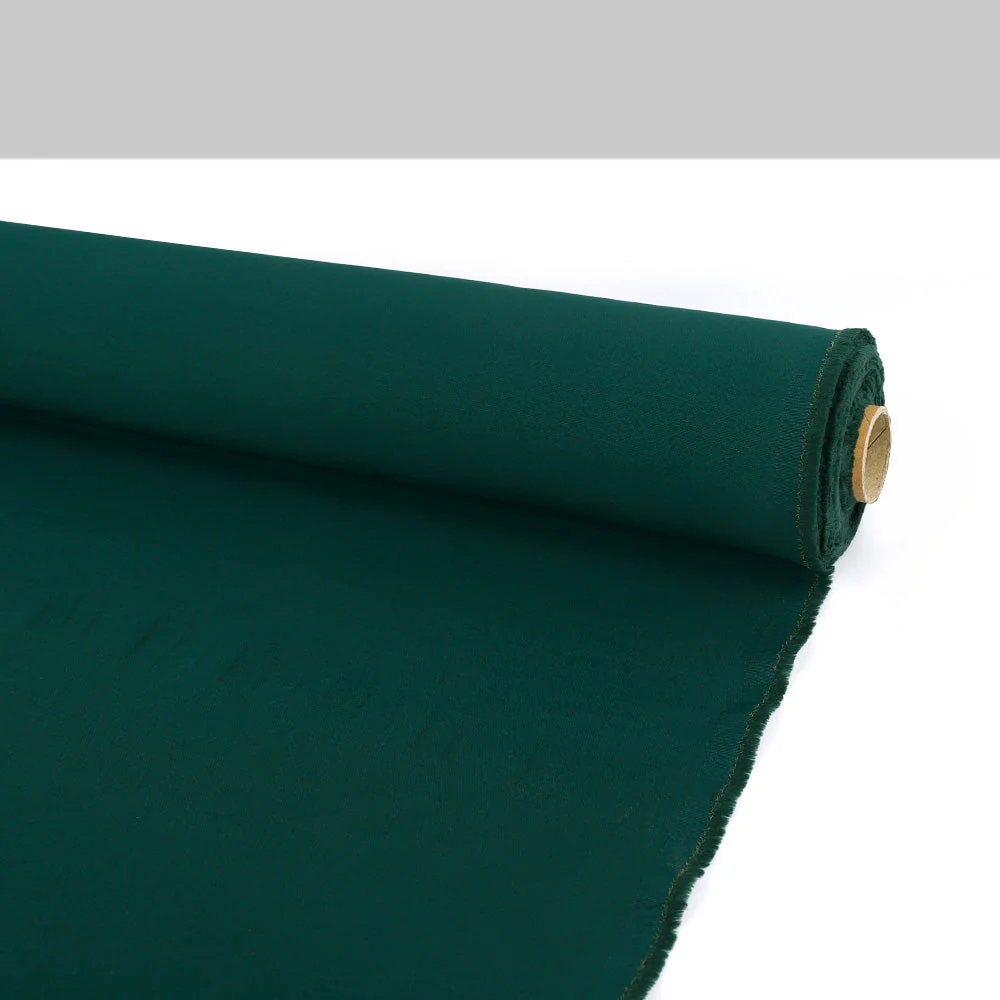 Stretch Cotton Blend Suiting - Malachite - Image 3