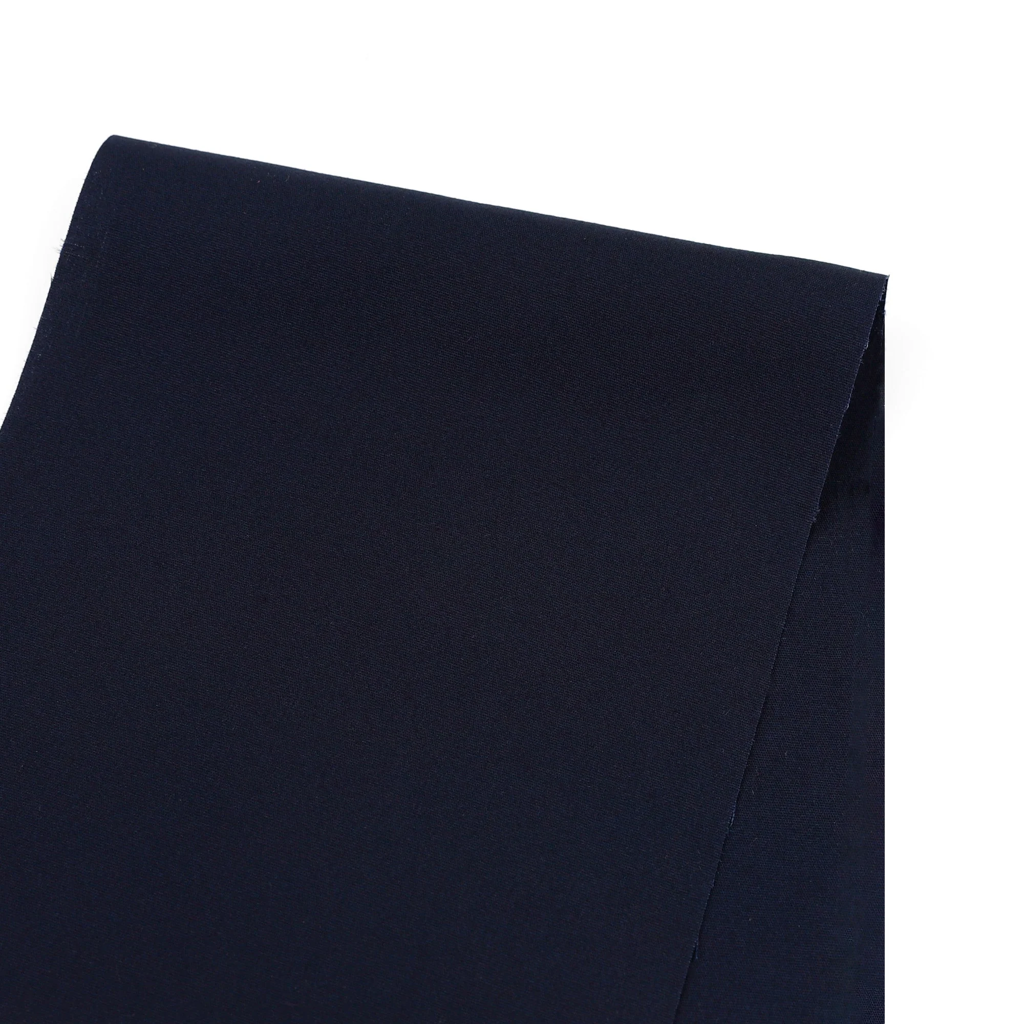 Stretch Cotton/Nylon Poplin - Navy