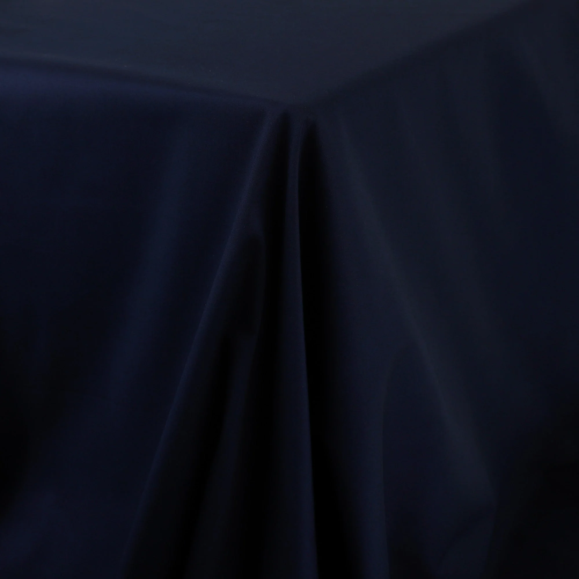 Stretch Cotton/Nylon Poplin - Navy - Image 2