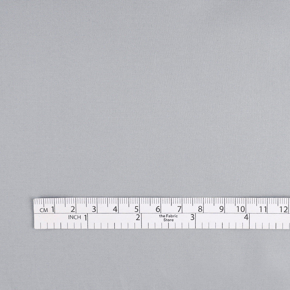 Stretch Cotton Shirting - Steel - Image 4