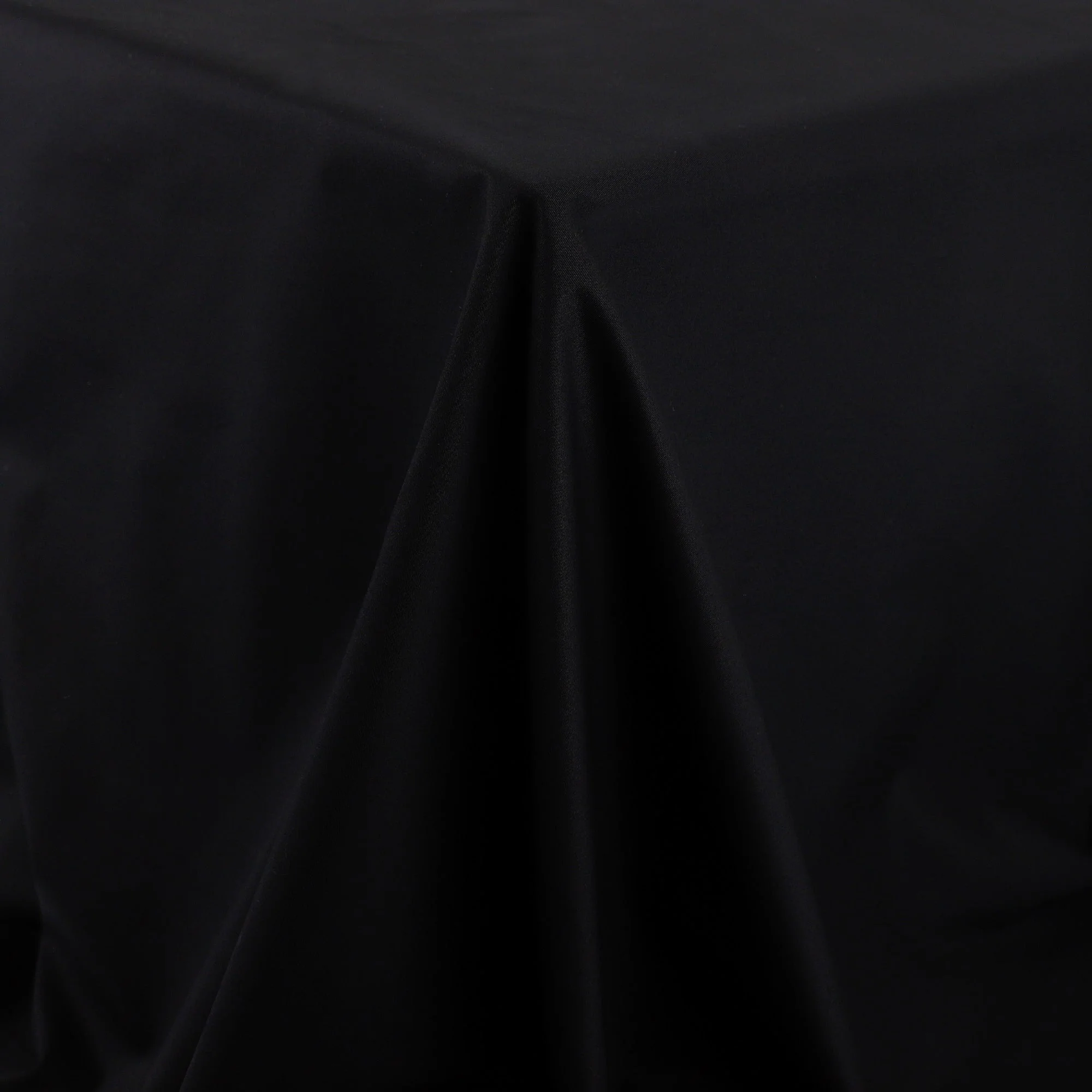 Stretch Cotton/Tencel Twill - Black - Image 2