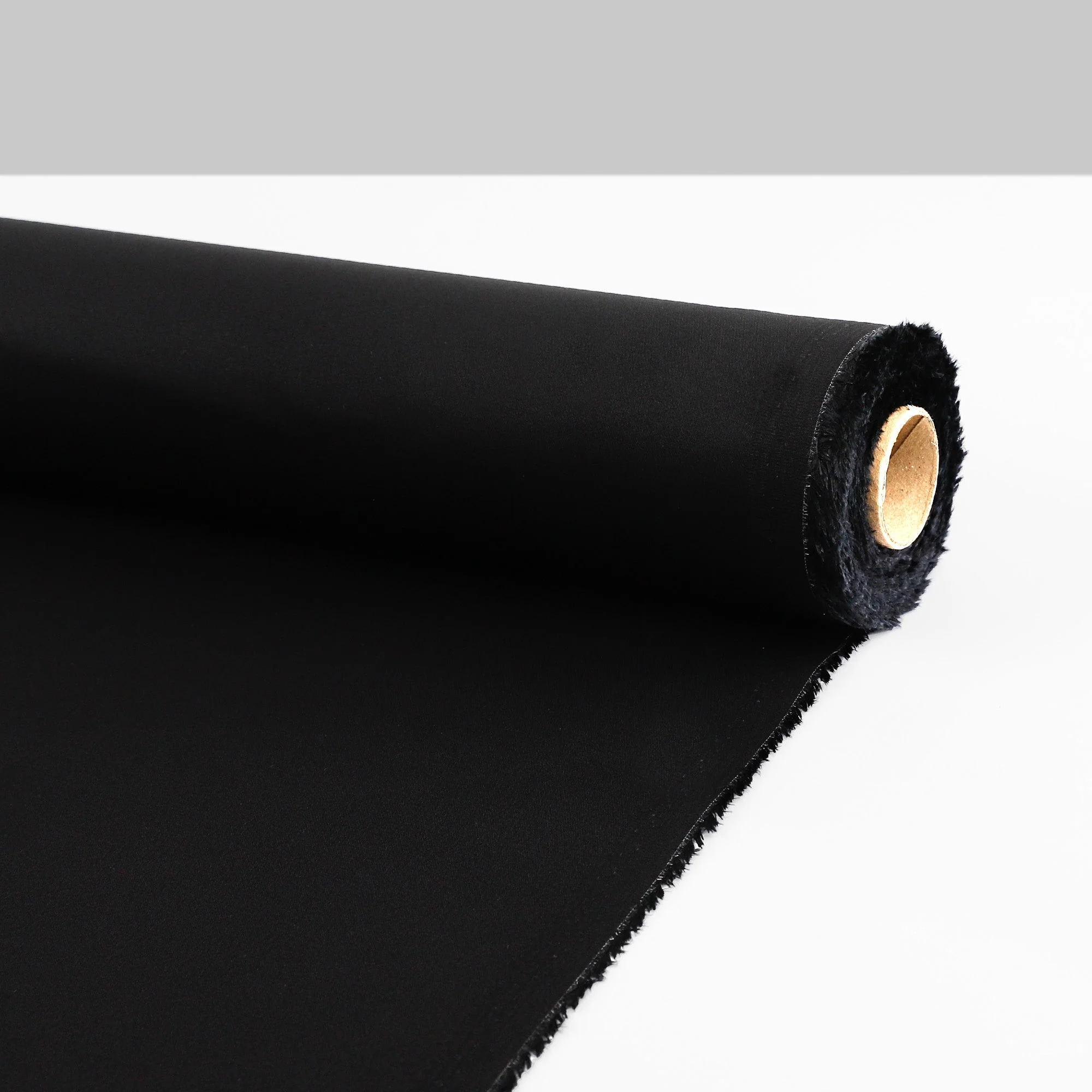 Stretch Cotton/Tencel Twill - Black - Image 3