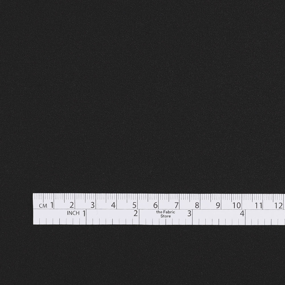 Stretch Crepe Back Knit - Black - Image 4