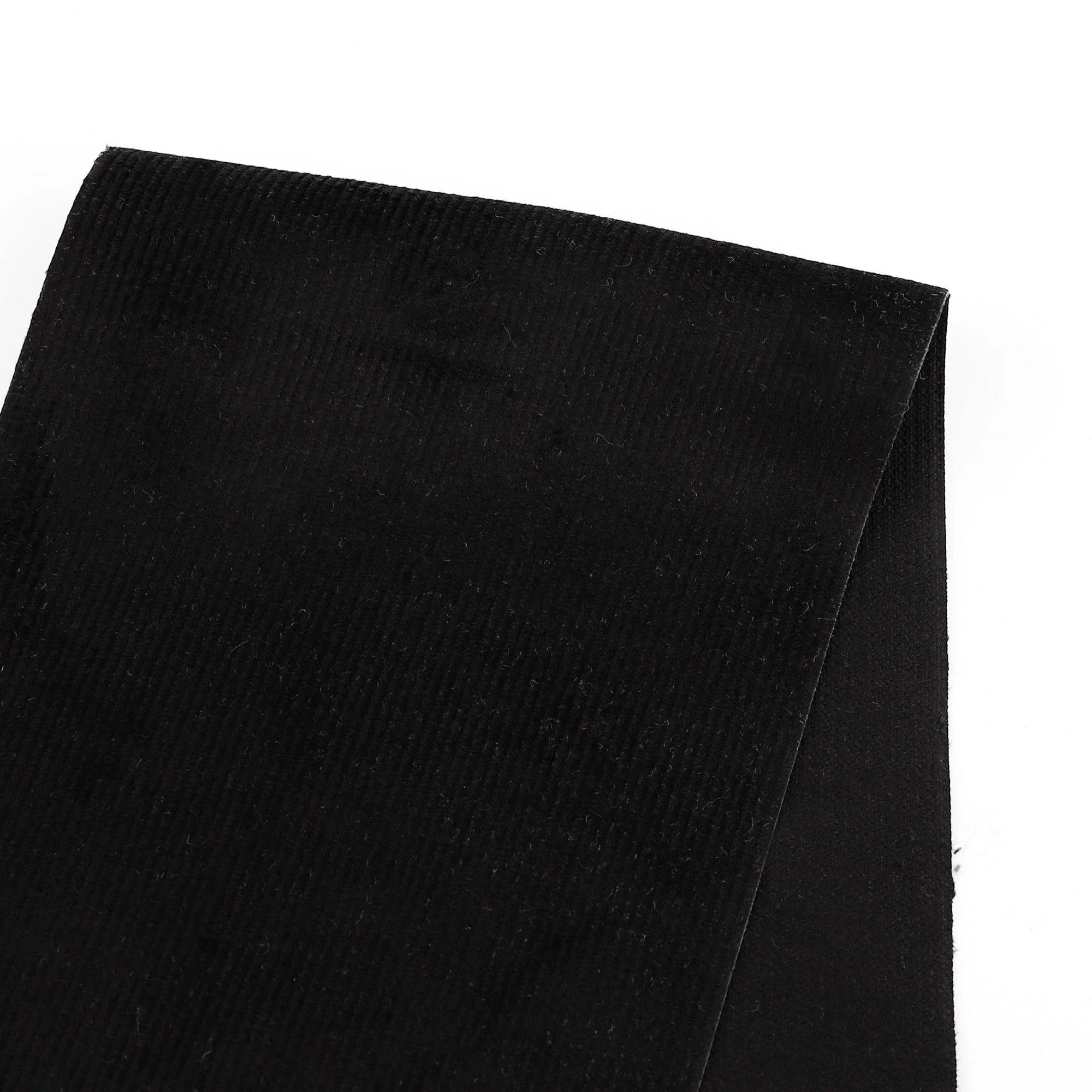 Stretch Fine Cotton Corduroy - Black