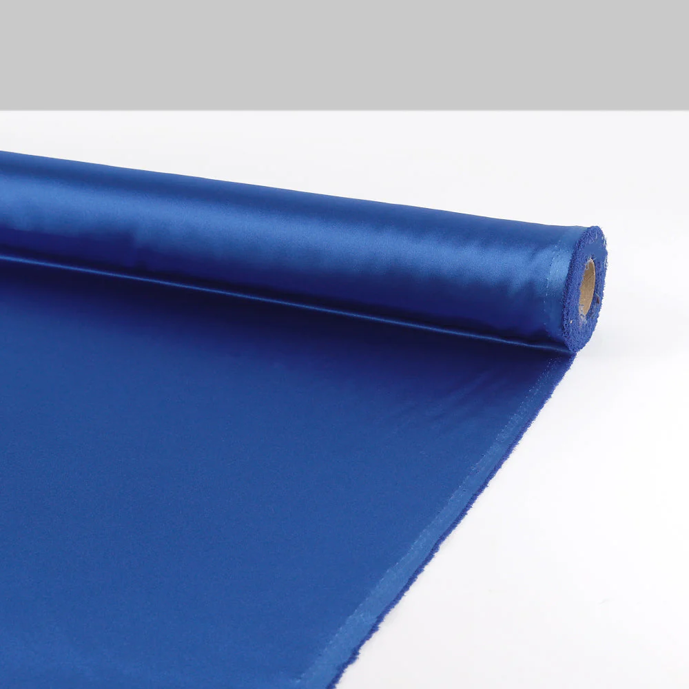 Stretch Poly Satin Lining - Lapis - Image 3