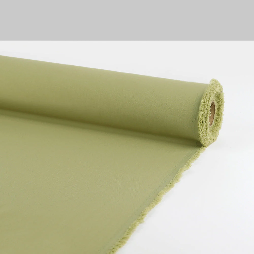Stretch Poly Twill Suiting - Matcha - Image 3