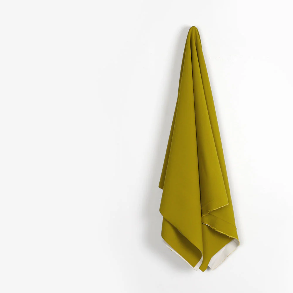 Stretch Rayon/Poly Bonded Crepe - Greenfinch - Image 2