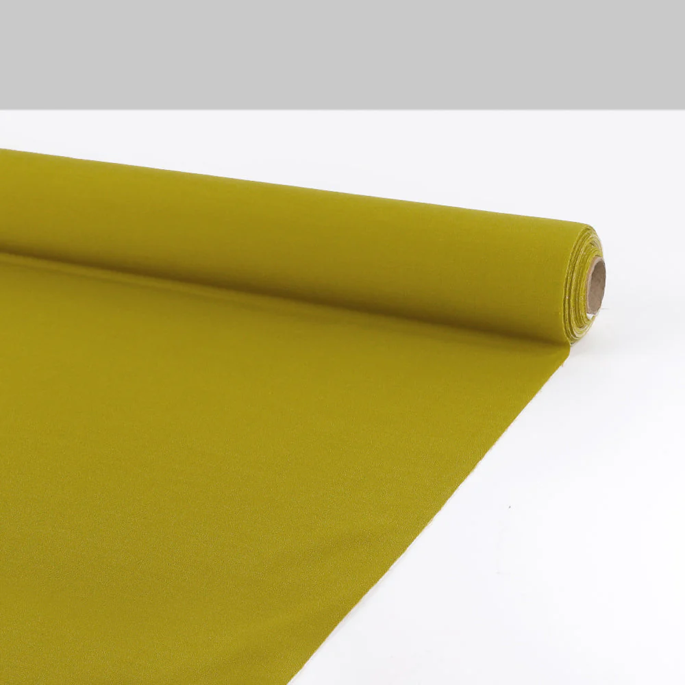 Stretch Rayon/Poly Bonded Crepe - Greenfinch - Image 3