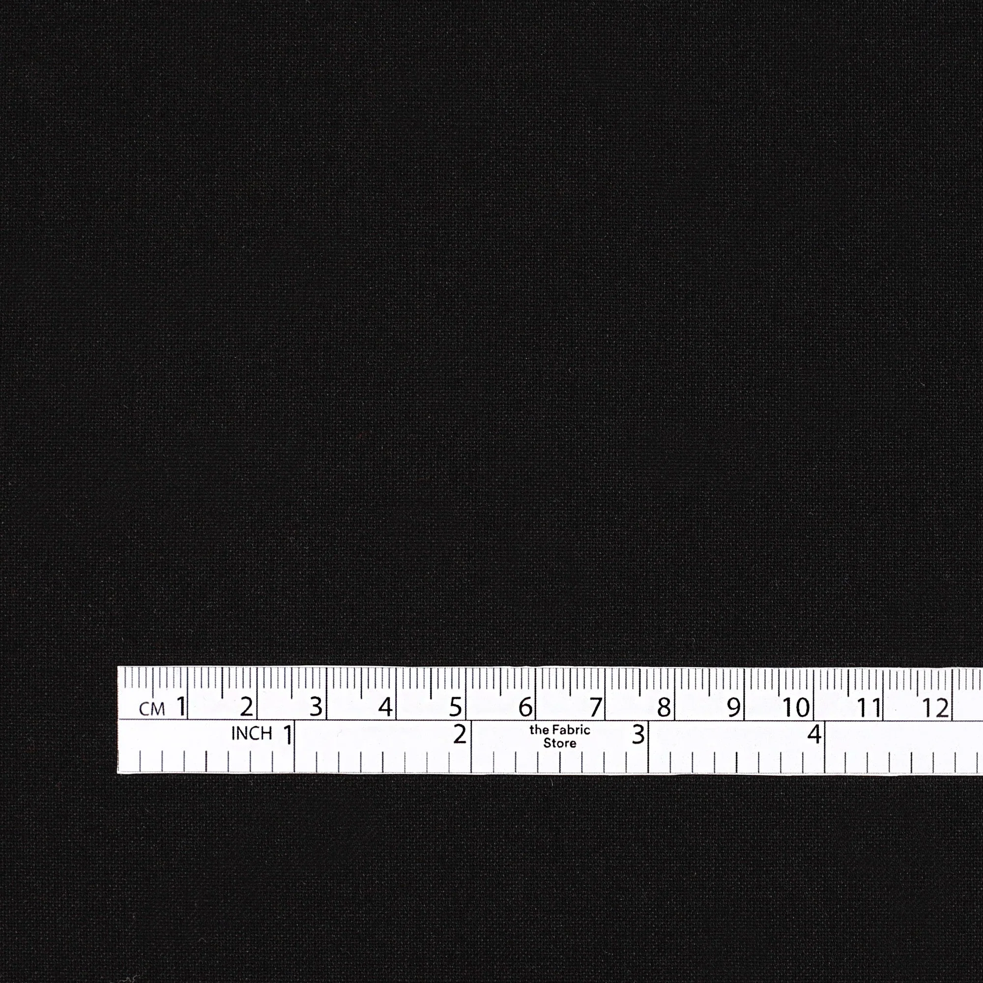 Stretch Reversible Poly/Wool Suiting - Black - Image 4