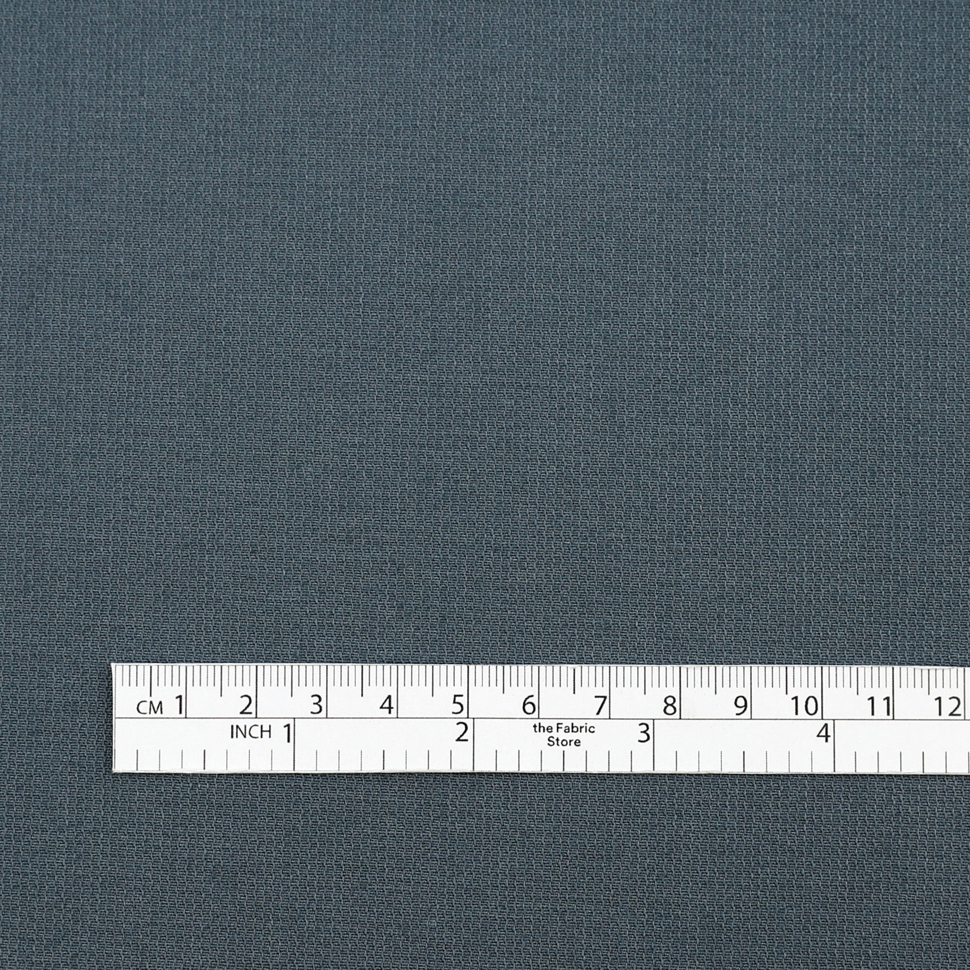 Stretch Ribbed Shirting - Bluestone - Image 4