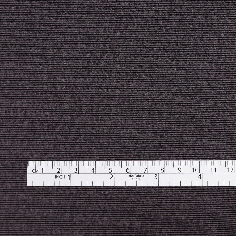 Stretch Silk/Cotton Ottoman - Shadow - Image 4