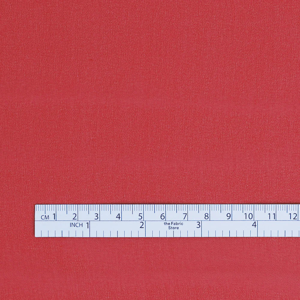 Stretch Silk Georgette - Crimson - Image 4