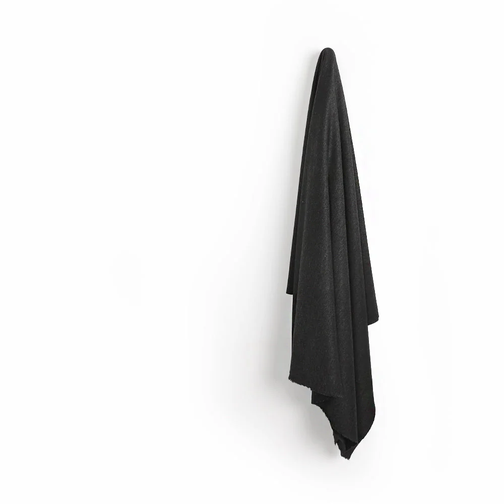 Stretch Viscose Double Jersey - Carbon Marle - Image 2