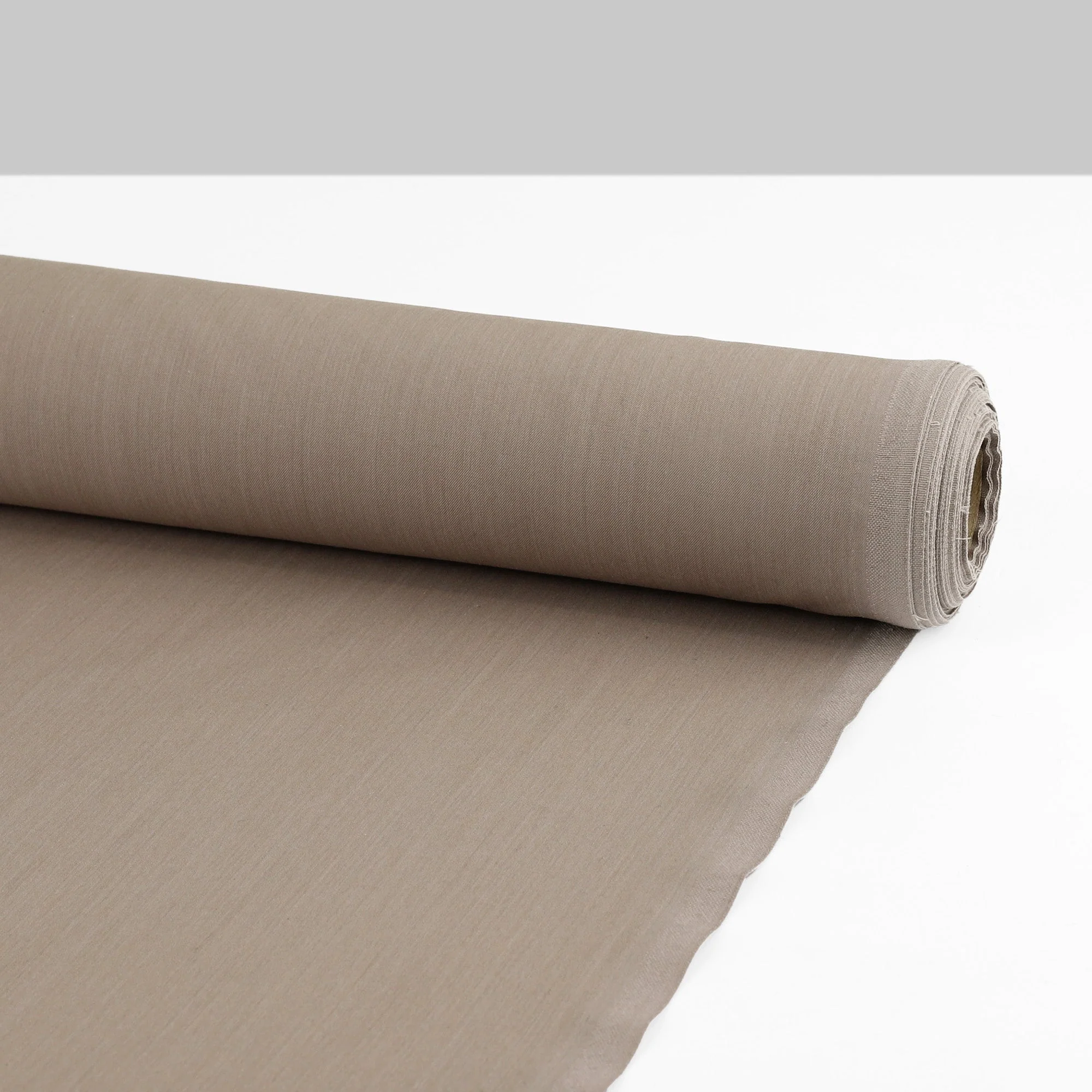 Striated Wool Blend Twill - Dusty Mauve - Image 3