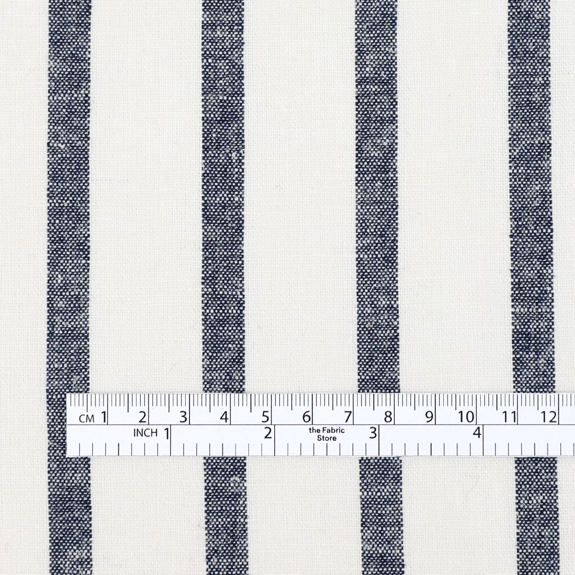 Stripe Linen/Cotton - Denim - Image 4