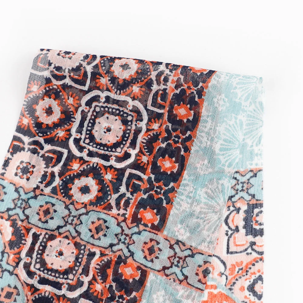 Tile Patchwork Poly Yoryu - Blue/Pink
