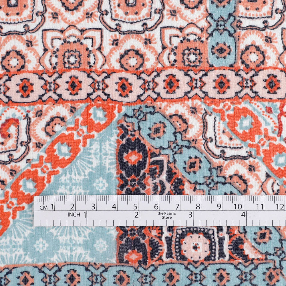 Tile Patchwork Poly Yoryu - Blue/Pink - Image 4