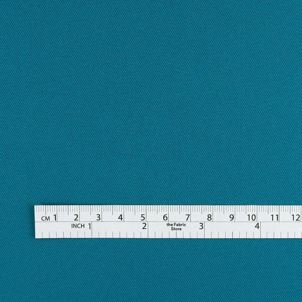 Twill Suiting - Teal - Image 4