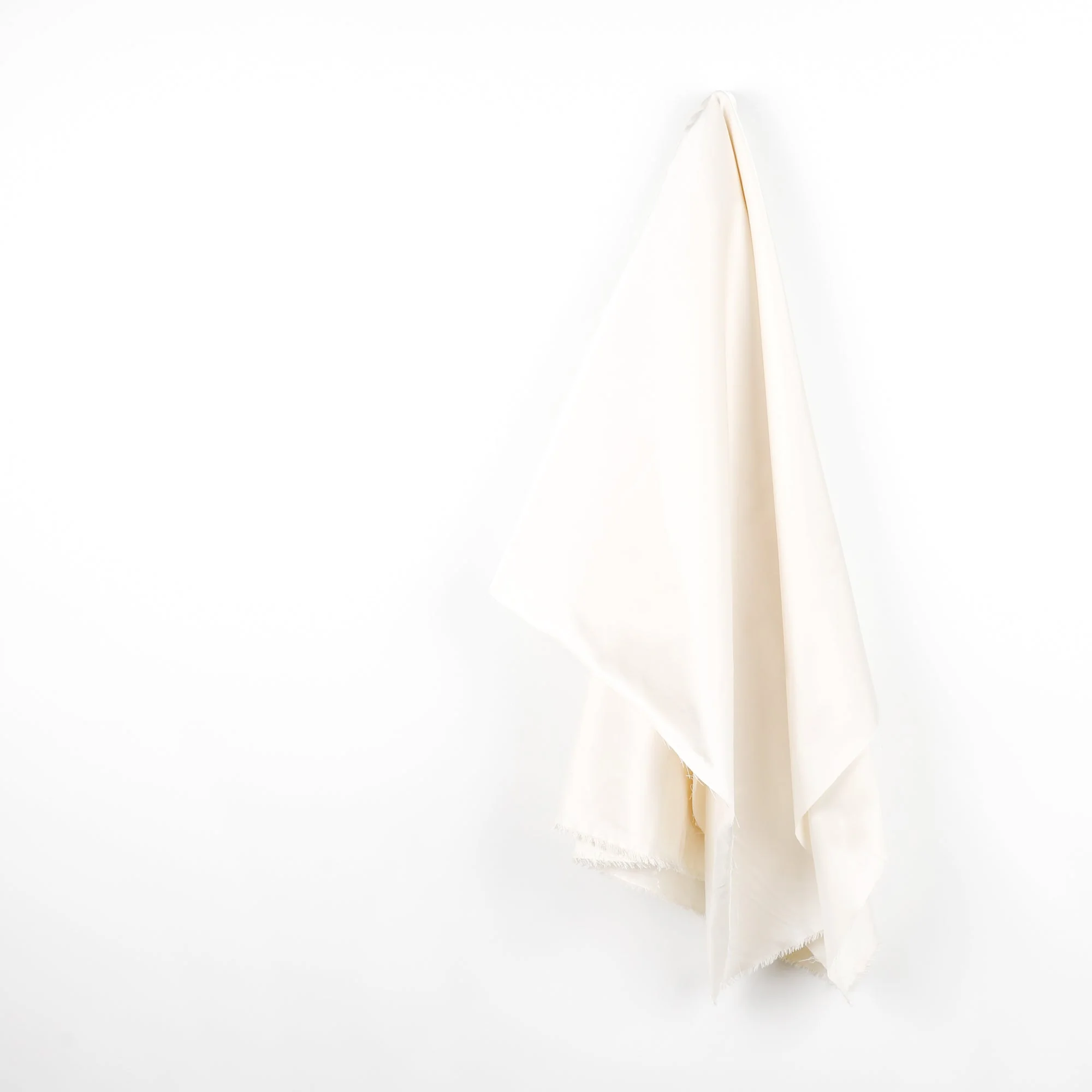 Viscose/Cotton Sateen Suiting - Greige - Image 2