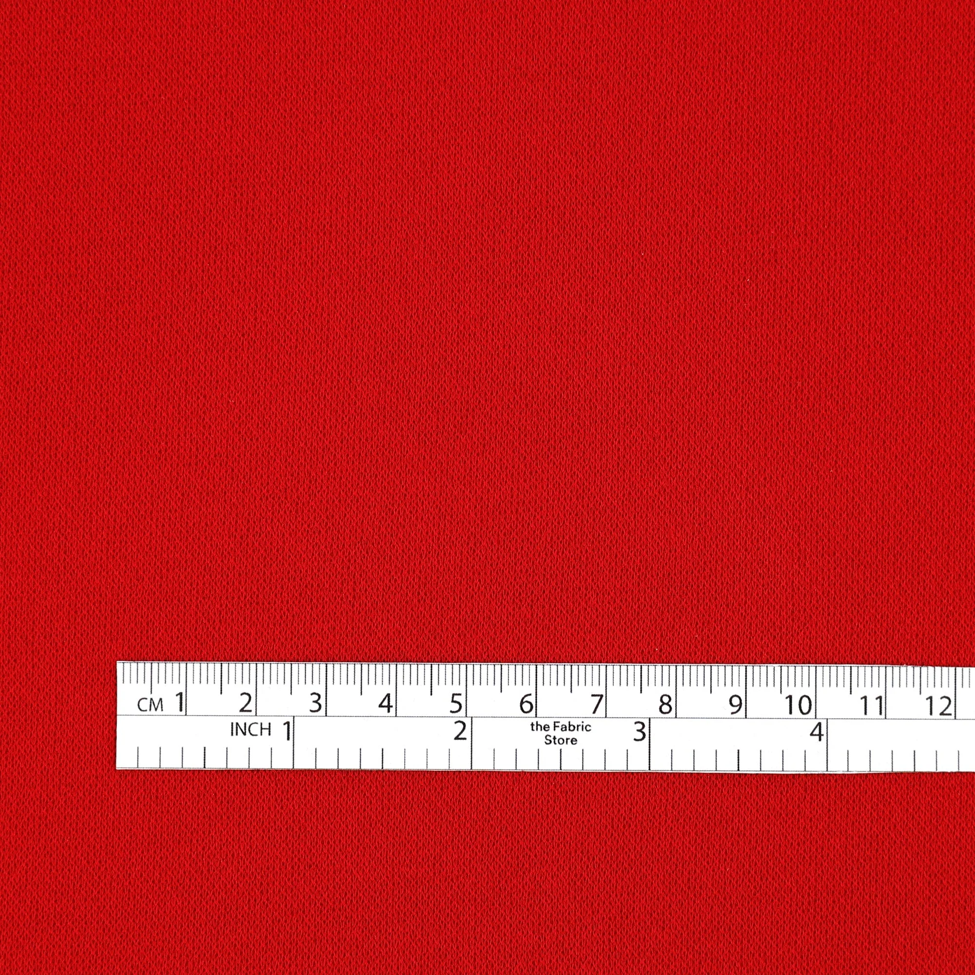 Viscose Crepe Double Jersey - Chilli - Image 4