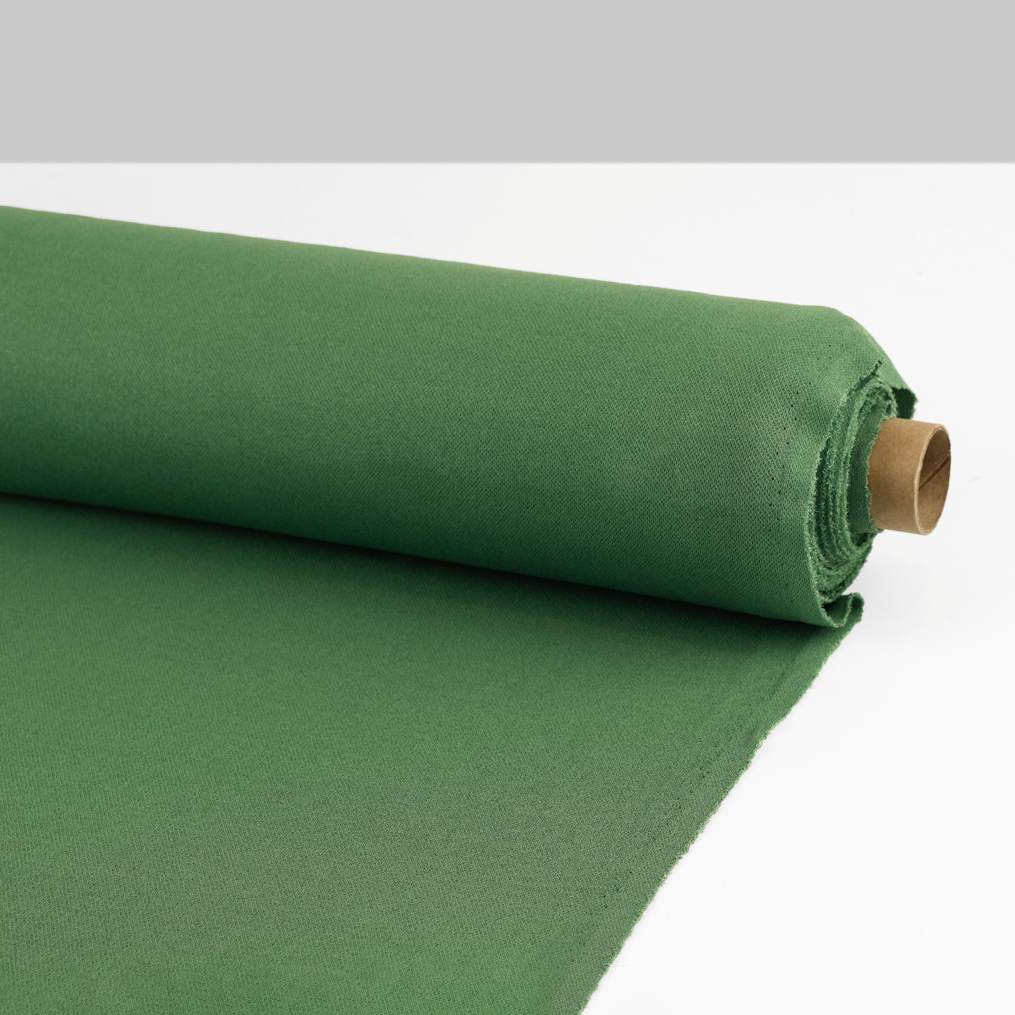 Viscose Honeycomb Jersey - Asparagus - Image 3