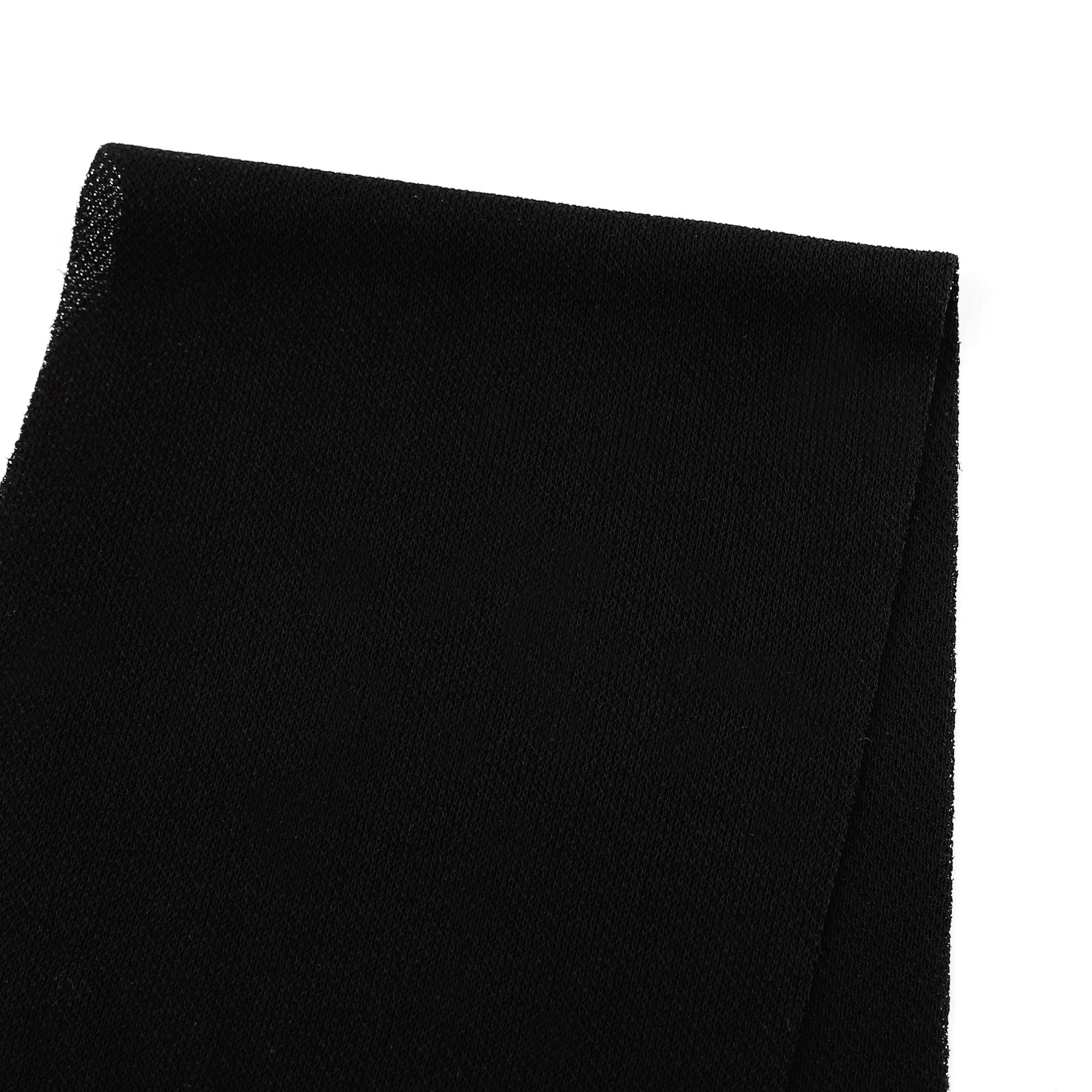 Viscose Honeycomb Jersey - Black