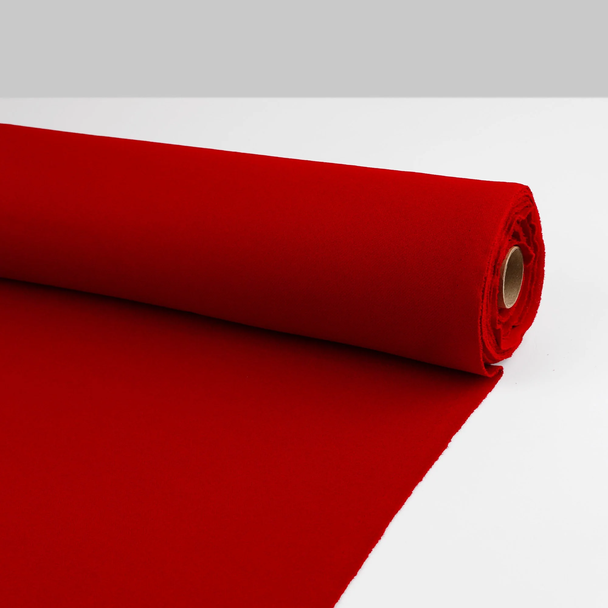 Viscose Honeycomb Jersey - Cherry - Image 3